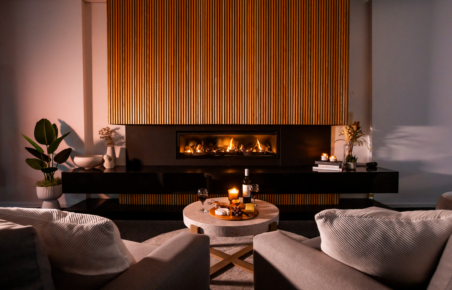 What's the best fireplace for an open-plan living area?