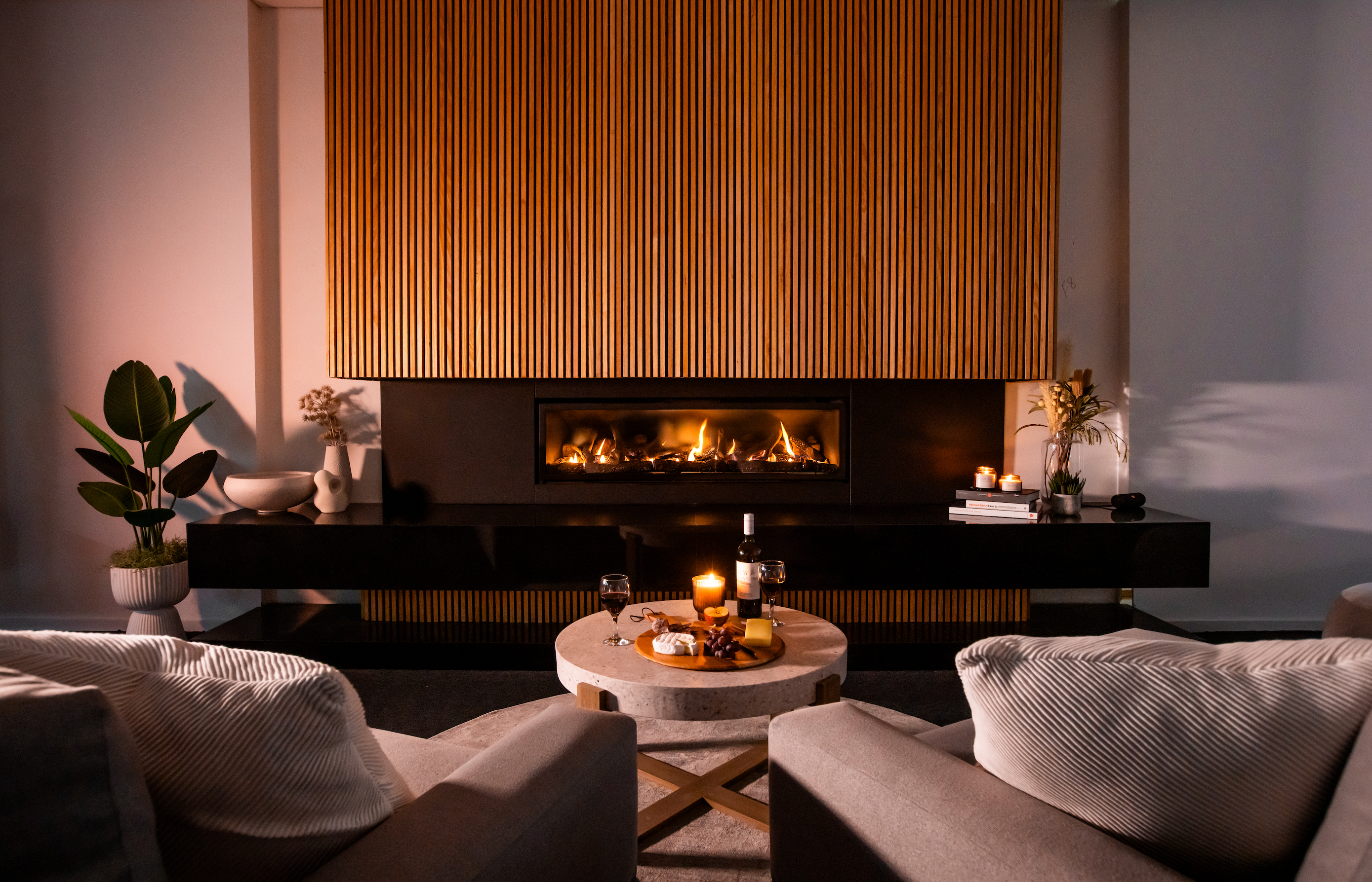 What's the best fireplace for an open-plan living area?