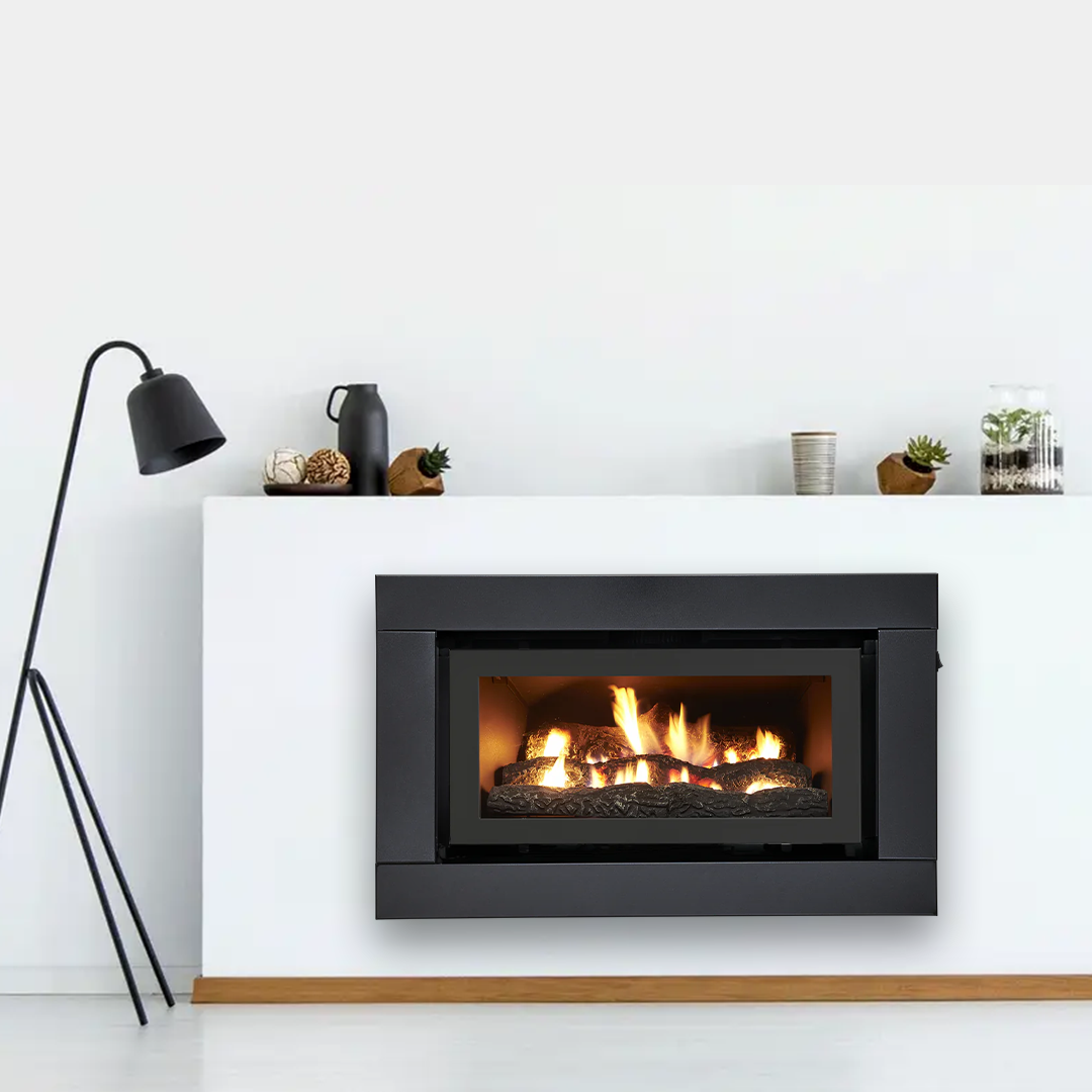 Luminar 1000 Inbuilt Gas Log Fireplace