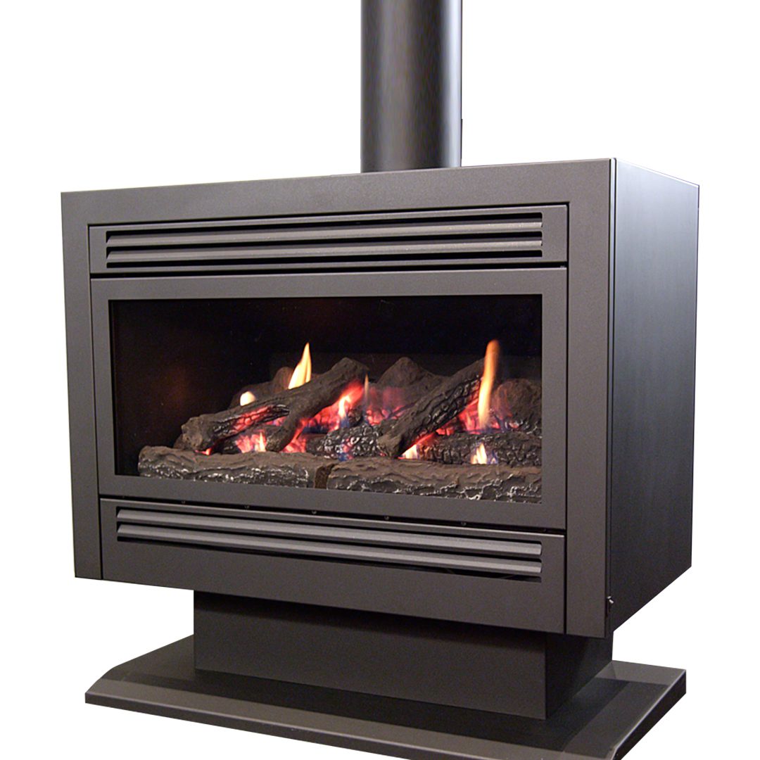 Luminar FS-2000 Freestanding Gas Log Fireplace