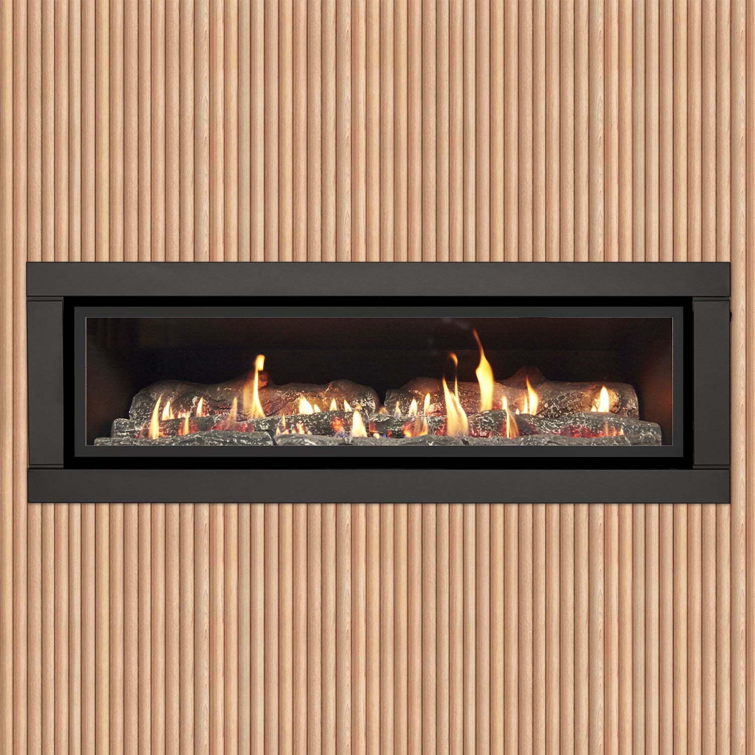 Luminar 6000 Inbuilt Gas Log Fireplace