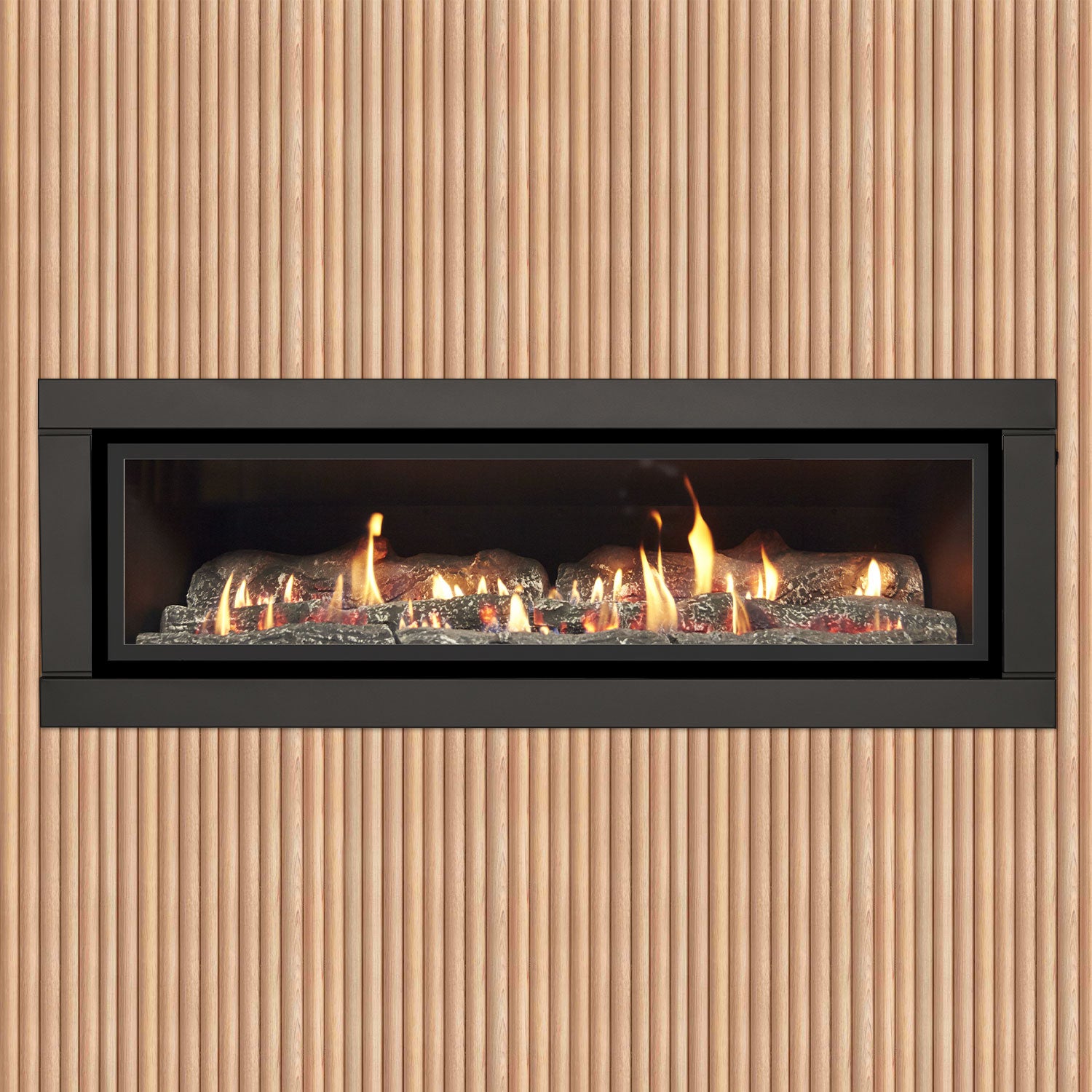 Luminar 6000 Inbuilt Gas Log Fire