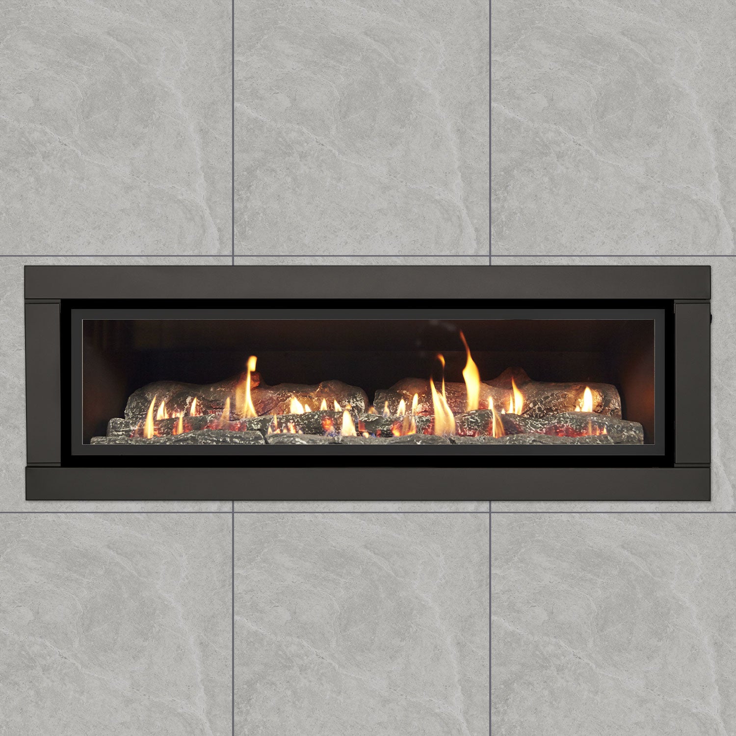 Luminar 6000 Inbuilt Gas Log Fireplace