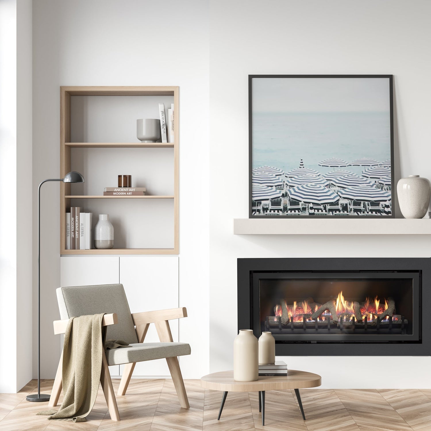 Replacing a fake fireplace: when to go electric, when to go gas