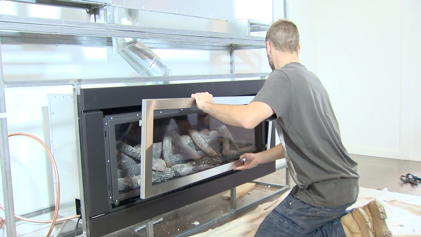 Installing a gas log fireplace Illusion Gas Log Fires Illusion Fires