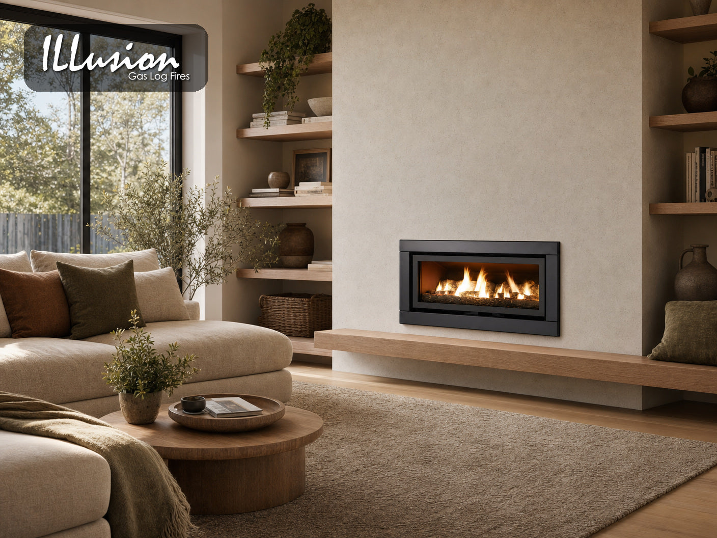 Natural gas or LPG: what changes when your gas log fire runs on bottles