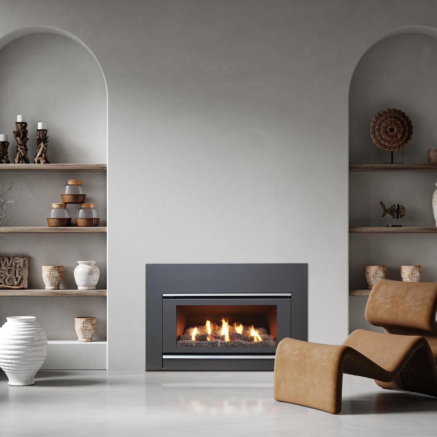 Azura gas log fires