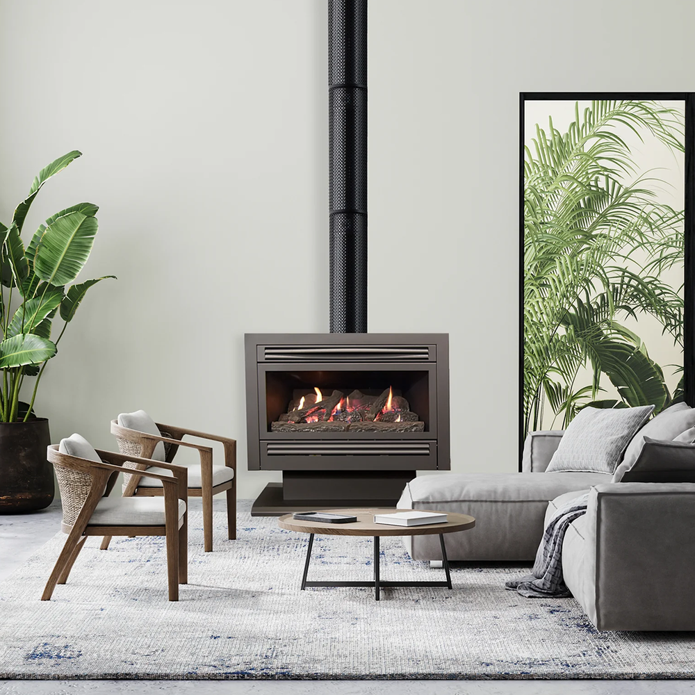 FS-1000 Freestanding Gas Log Fires | Illusion Gas Log Fires | Illusion ...