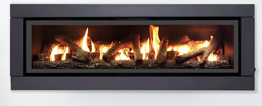 Illusion Luminar inbuilt gas log fire
