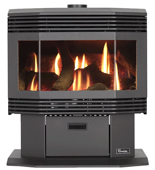 Freestanding Gas Log Fireplaces & Freestanding Gas Heaters | Illusion Fires